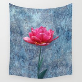 Pink Tulip Wall Tapestry