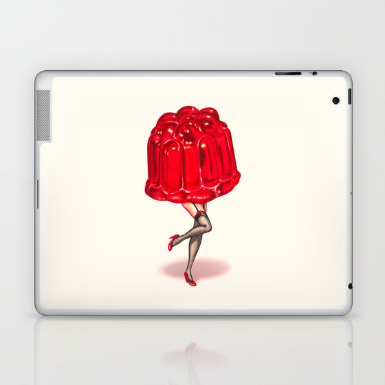 Red Jello Mold Pin-up Laptop & iPad Skin