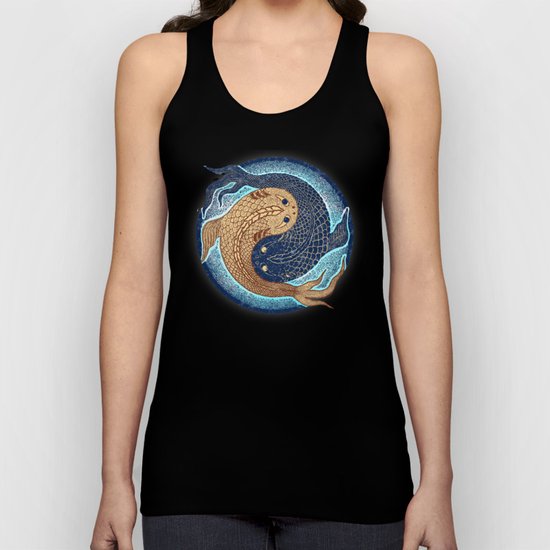 shuiwudáo yin yang mandala Unisex Tank Top