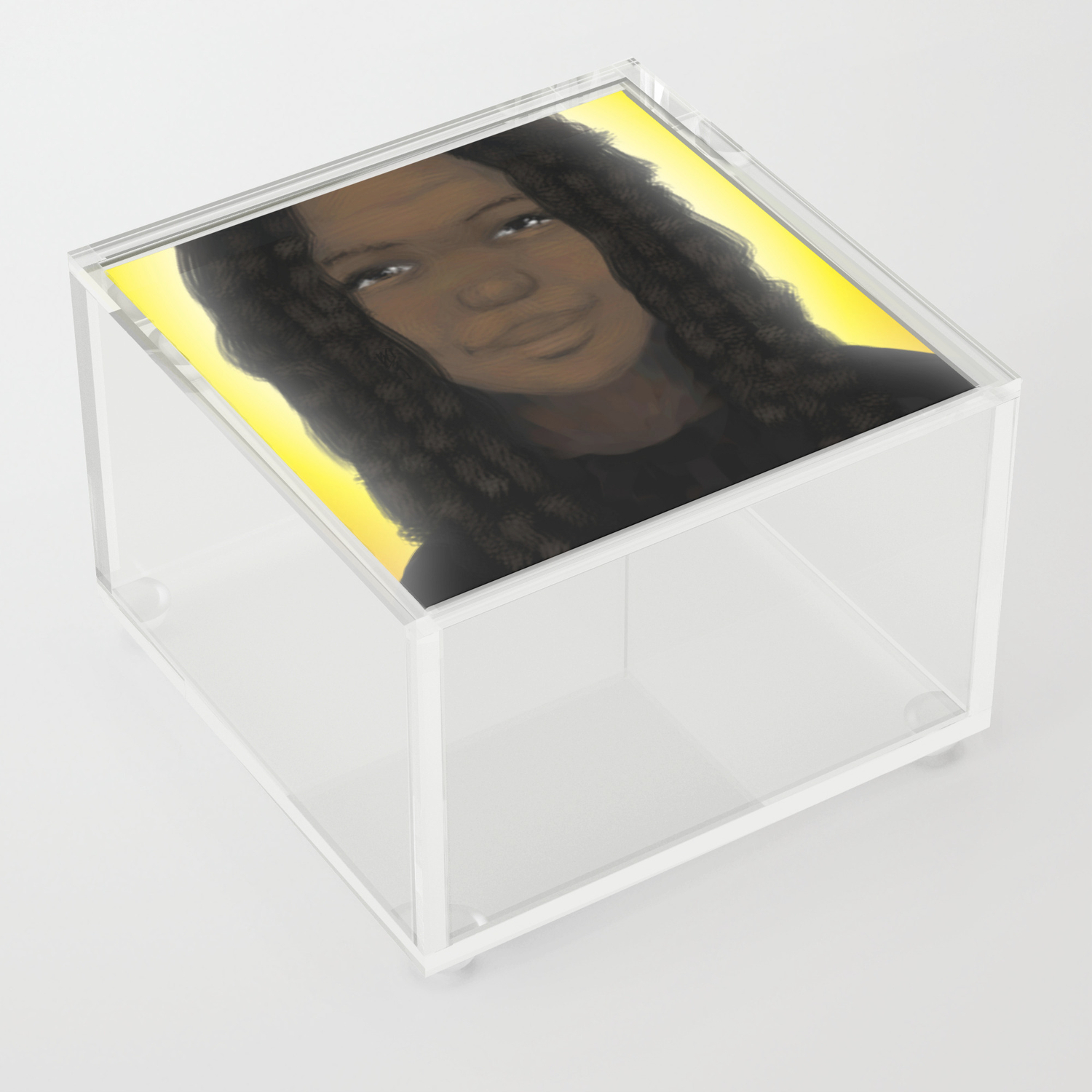 Beauty Acrylic Box By Mockup Society6