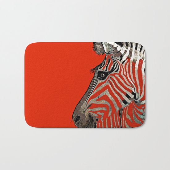 Zebra Bath Mat