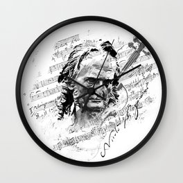 Niccolò Paganini Wall Clock