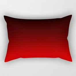 Deep Red Ombré Rectangular Pillow