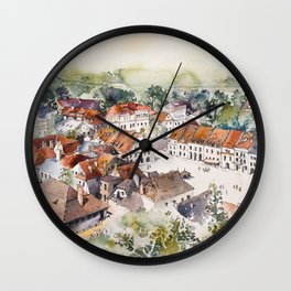 Old Marketplace in Kazimierz Dolny | Poland Wall Clock