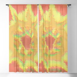 Leo Tie-Dye Sheer Curtain