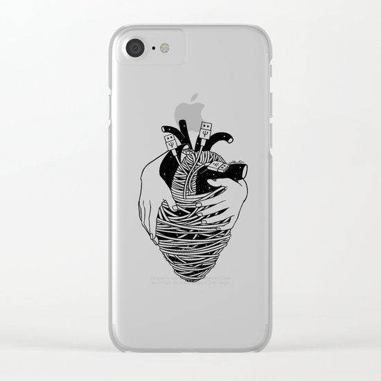 Charge Me Up Clear iPhone Case
