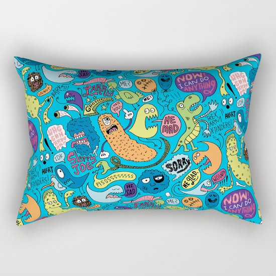 Gettin' Loose Pattern Rectangular Pillow