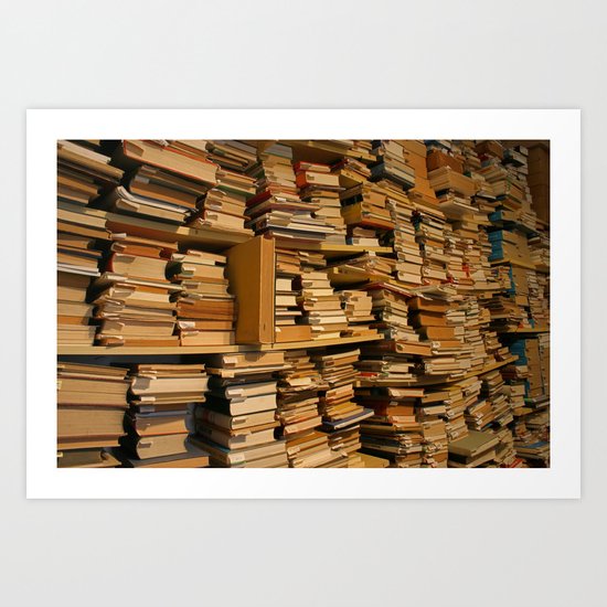 Books, books, books | Buecher, Buecher, Buecher Art Print