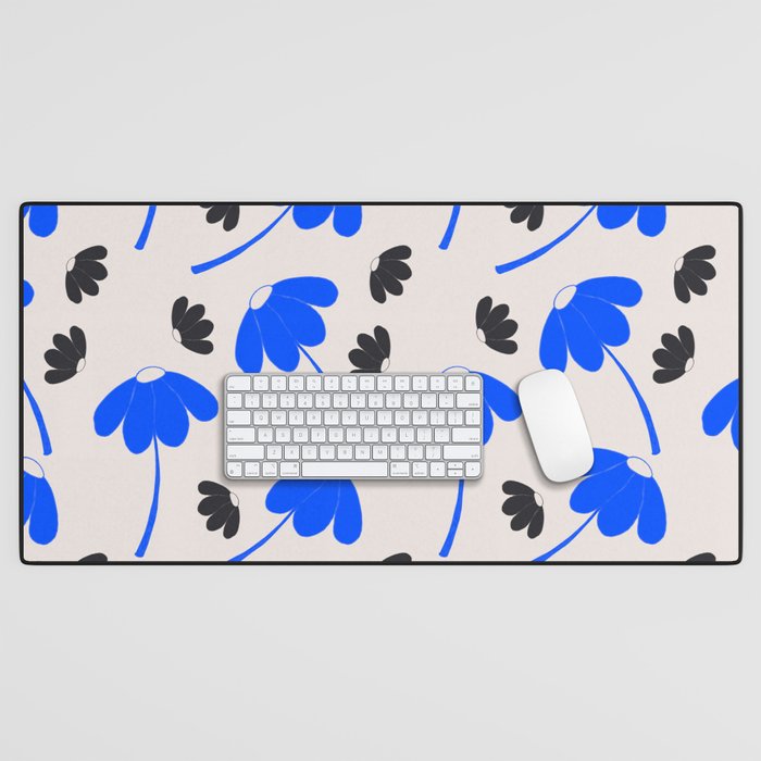 Coneflower - scandinavian hygge pattern Desk Mat