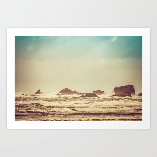 Crashing Waves Art Print