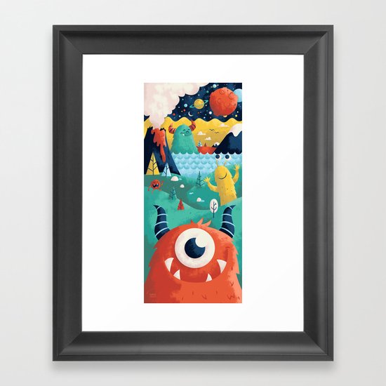 Here to There Framed Art Print