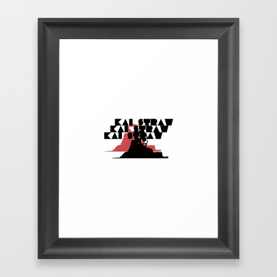 Mountains Framed Art Print