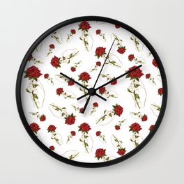 Light Rose Gilded Hand Wall Clock