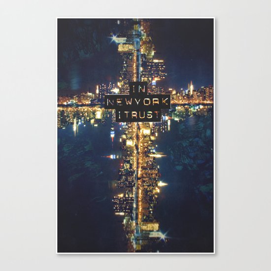 In New York I Trust Canvas Print