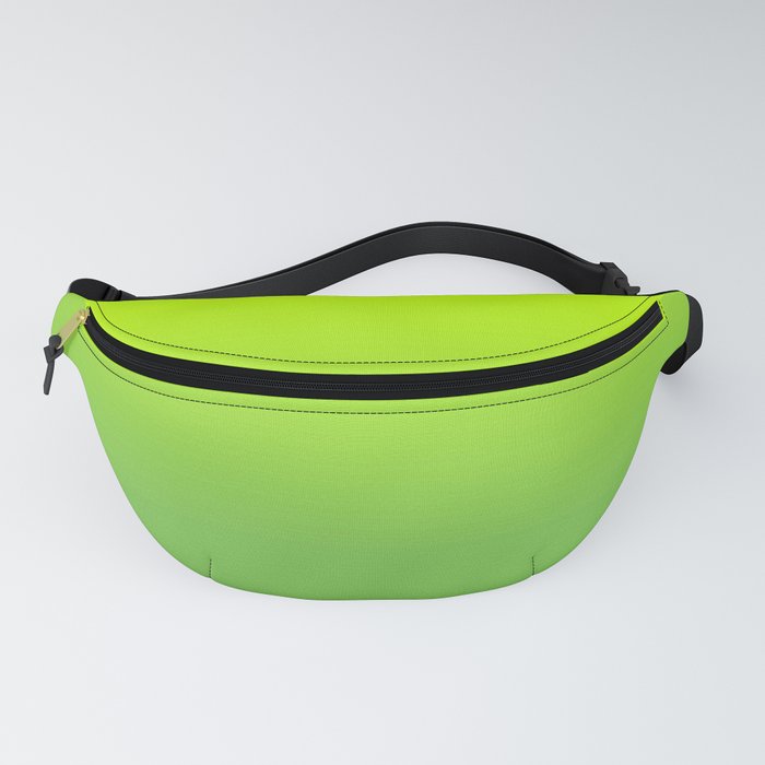 LIME GREEN OMBRE PATTERN Fanny Pack