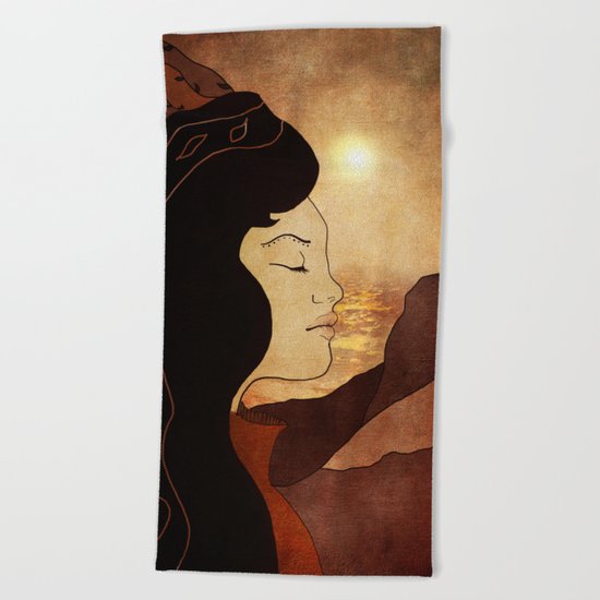 Song of December Beach Towel