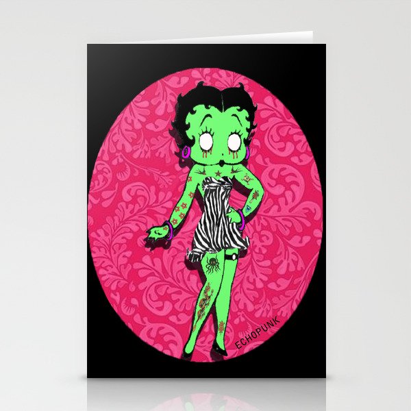 Tattooed Betty Boop Stationery Cards
