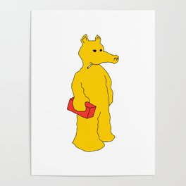 Yellow Bear Poster