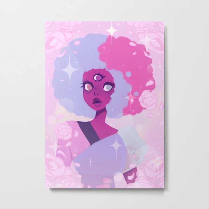 cotton candy garnet metal