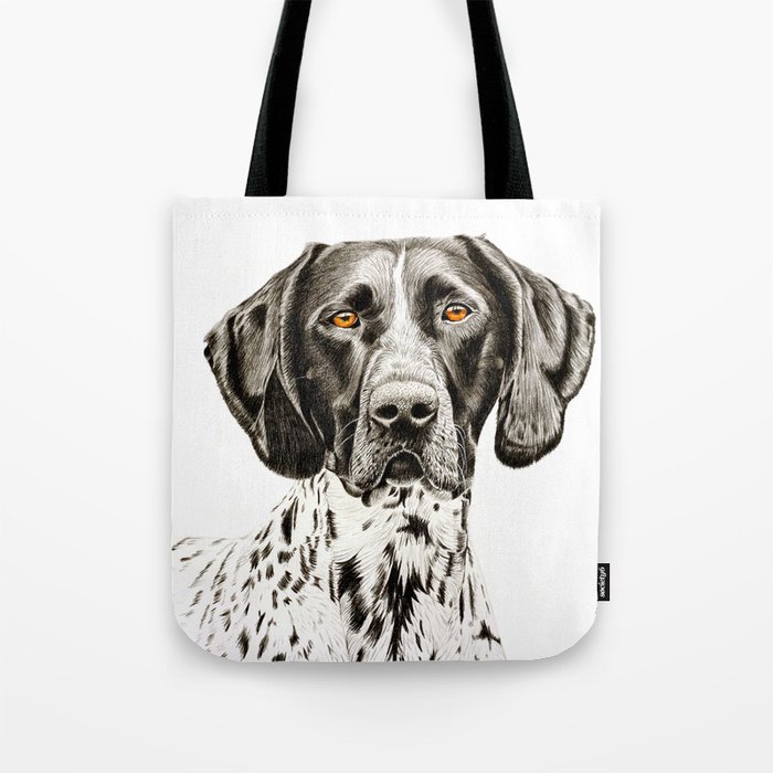 German Shorthaired Pointer Drawing Tote Bag