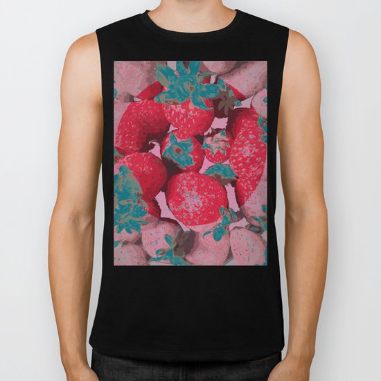 Strawberry Love (Lost Time) Biker Tank
