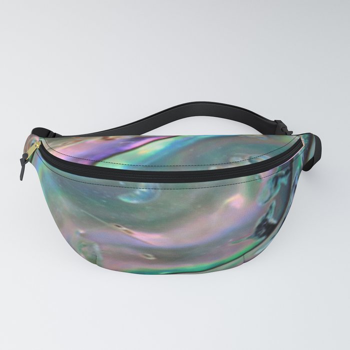 Ivory Agate Pearl Iridescent Fanny Pack