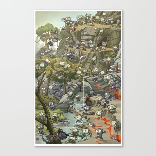 Pointy Death Canvas Print