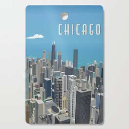 Chicago Cityscape Cutting Board