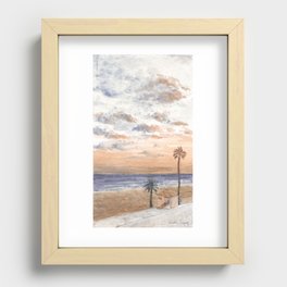 California Palms Recessed Framed Print