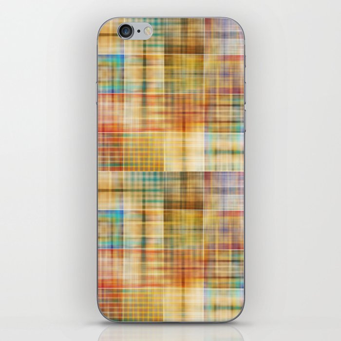 Multicolored patchwork mosaic pattern iPhone Skin