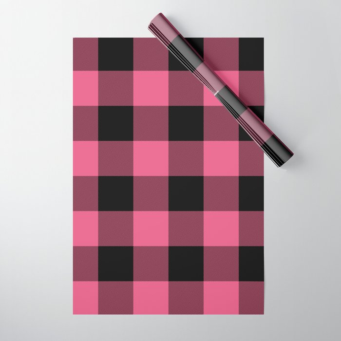 Red & Black Buffalo Plaid Hand & Bath Towel by Christyne