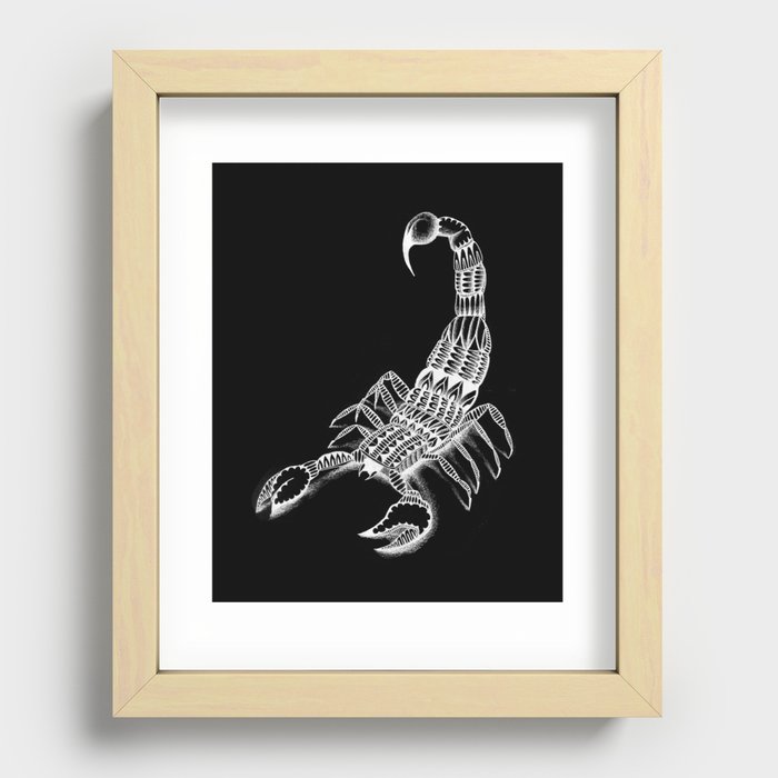 Inverted Scorpion Recessed Framed Print