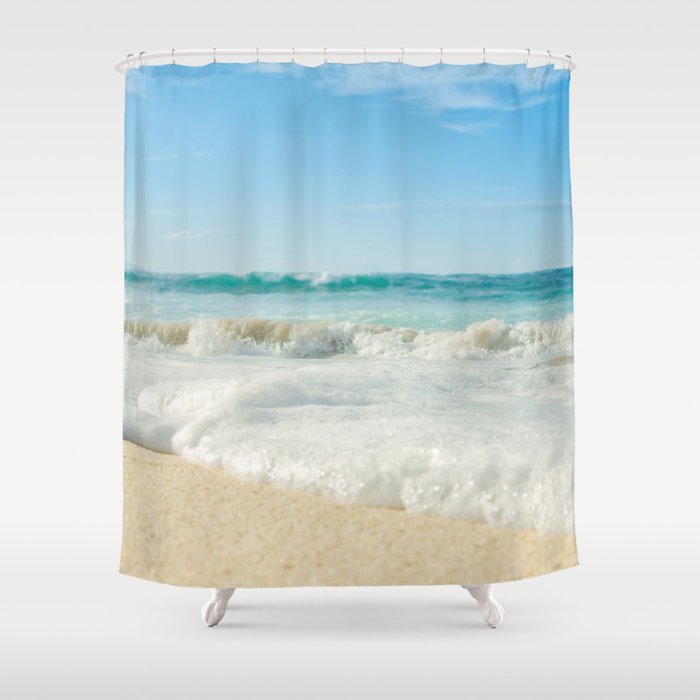 Aloha Kapukaulua Beach Shower Curtain
