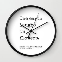 16  | Ralph Waldo Emerson Quotes | 200727 Wall Clock