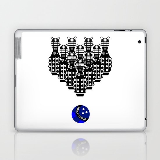 Time for Bowling. Doctor Who. Laptop & iPad Skin