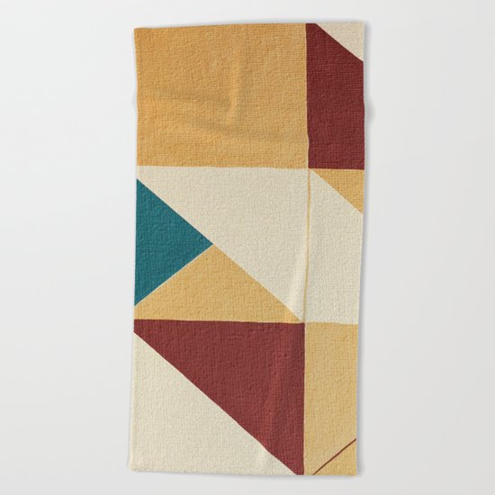 Geometric Thoughts 10 Beach Towel
