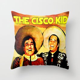 The Cisco Kid Throw Pillow