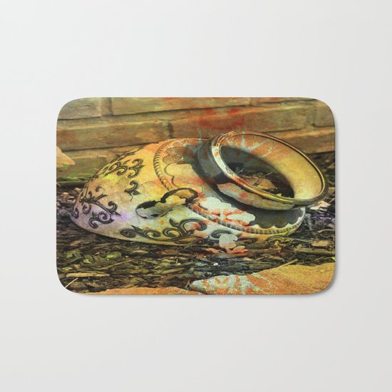 Cracked Pottery Bath Mat