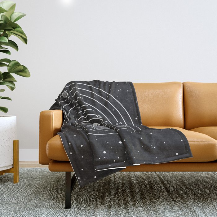 SOLAR SYSTEM Throw Blanket