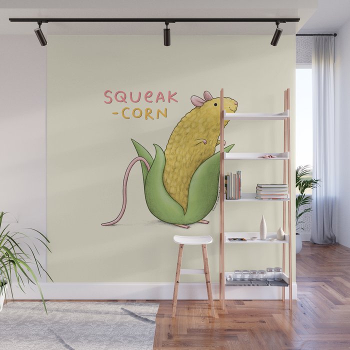 Squeak-corn Wall Mural