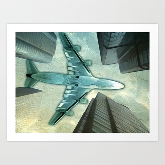 Flight path Art Print