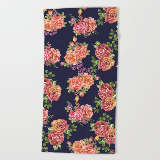 nature floral Beach Towel