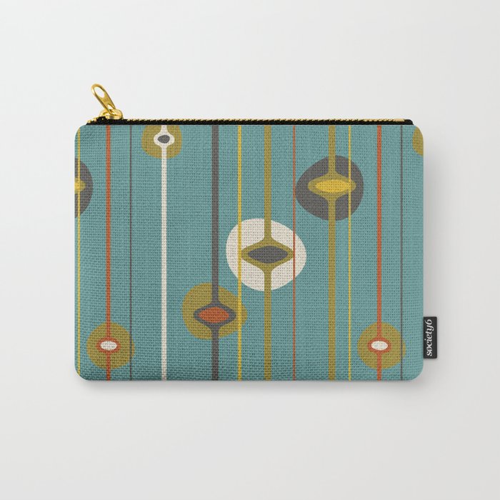 Mid Century Modern Abstract Pattern 6 Carry-All Pouch