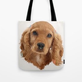 Golden Cocker Spaniel Pup Tote Bag