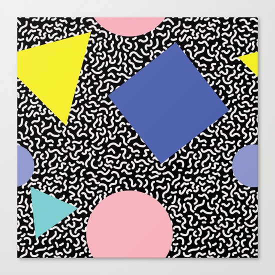 Memphis Pattern 2 Canvas Print