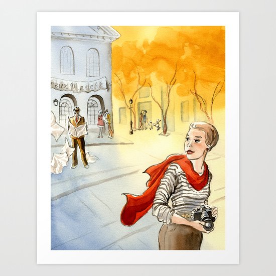 France comes to Salem, cover Art Print