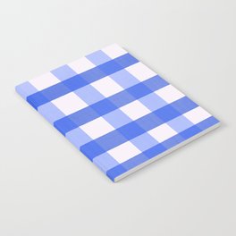 Blue Plaid Notebook