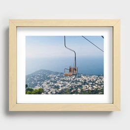 High in Capri Recessed Framed Print