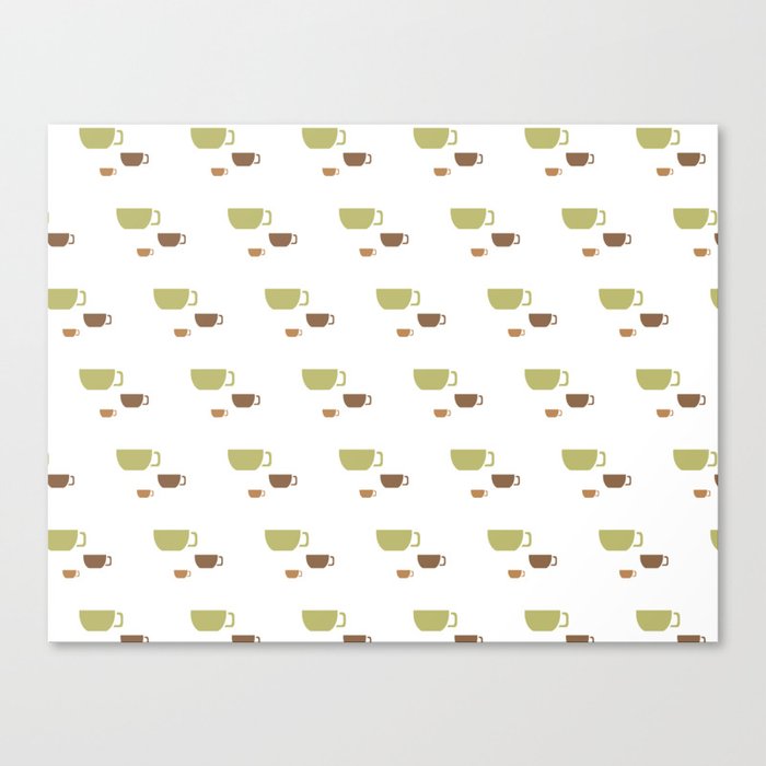 CUP PATTERN Canvas Print