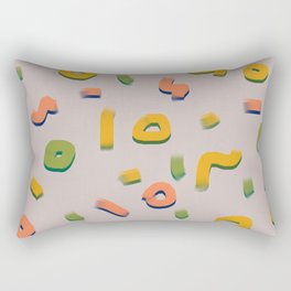 Color confetti pattern 4 Rectangular Pillow
